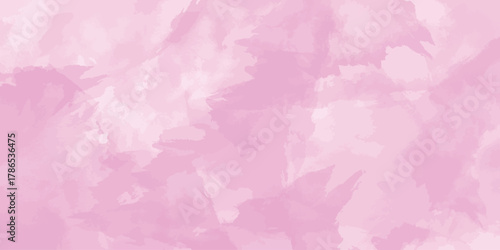Pastel pink watercolor paint brush glitter for wedding elements. or card templates for greetings. 