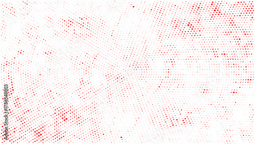 Abstract Red Dots Pattern Texture on Transparent Background. Ideal for Backgrounds, Posters and Modern Digital Art Applications.