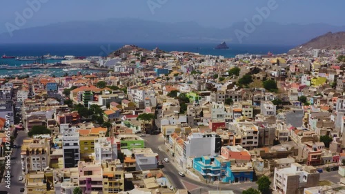 Mindelo, Cabo Verde, Africa, by drone