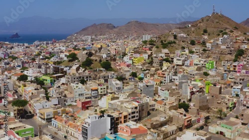 Mindelo, Cabo Verde, Africa, by drone