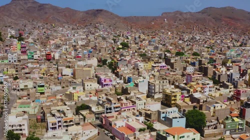 Mindelo, Cabo Verde, Africa, by drone