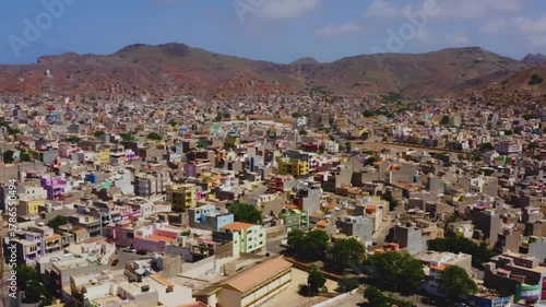 Mindelo, Cabo Verde, Africa, by drone