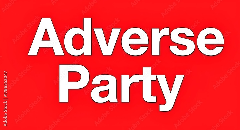 Obraz premium Bold white text 