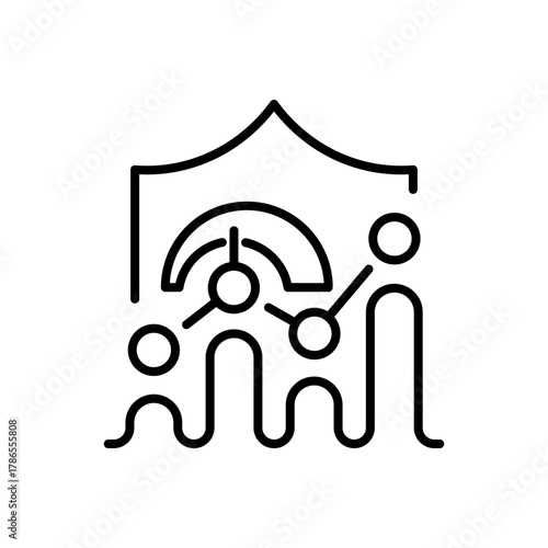 Amusement park vector icon. editable line icon in outline style for themes, fun, rides