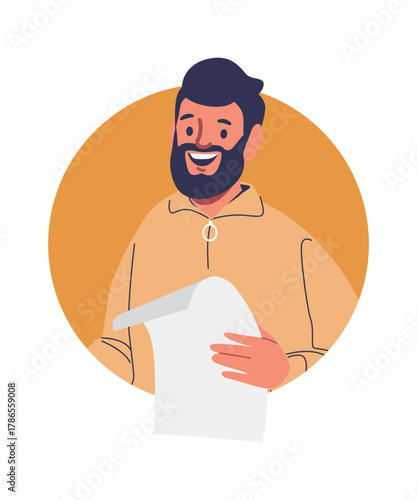 Man hr manager interviewing newcomer