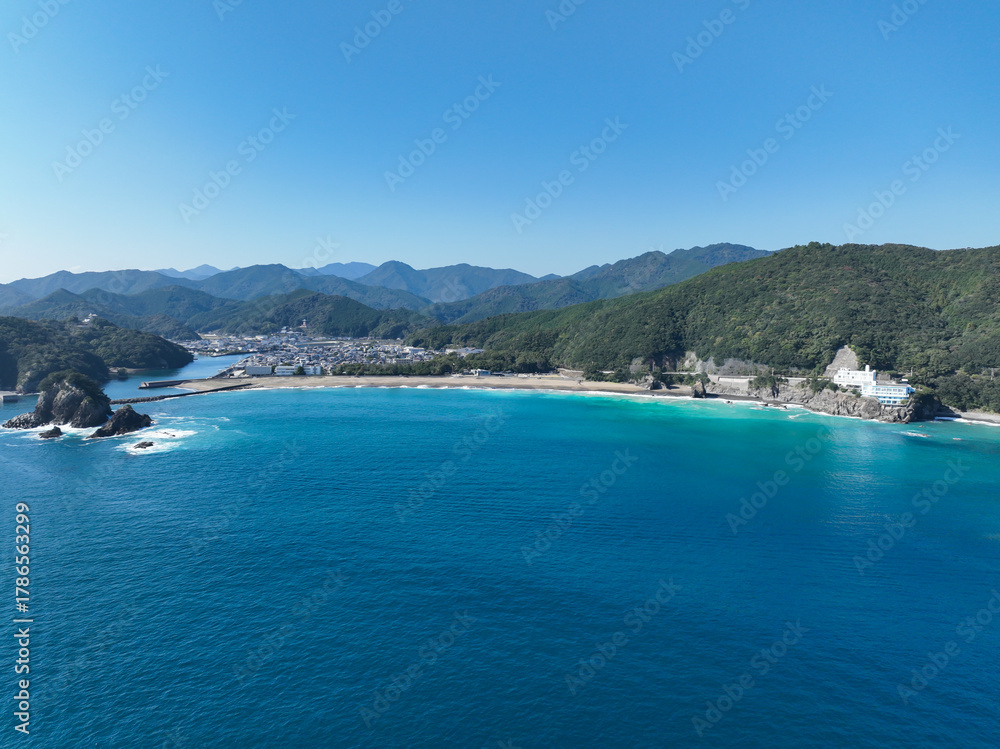 Obraz premium 徳島県美波町 大浜海岸