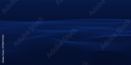Premium background design with diagonal dark blue line pattern. Vector horizontal template for digital lux business banner, contemporary formal invitation, luxury voucher, prestigious gift certificate