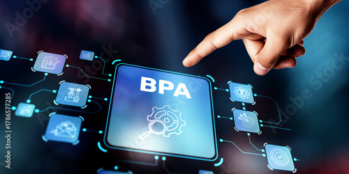 Business Process Automation. BPA. Efficiency and Streamlining in Corporate Workflow Management for Transformation Marketing