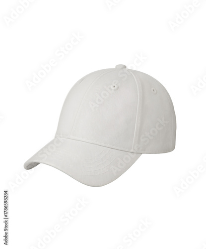 Simple White Hat Mockup Side View