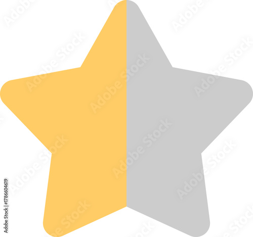 Half Star Icon