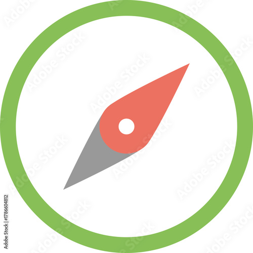 Directional Compass Symbol