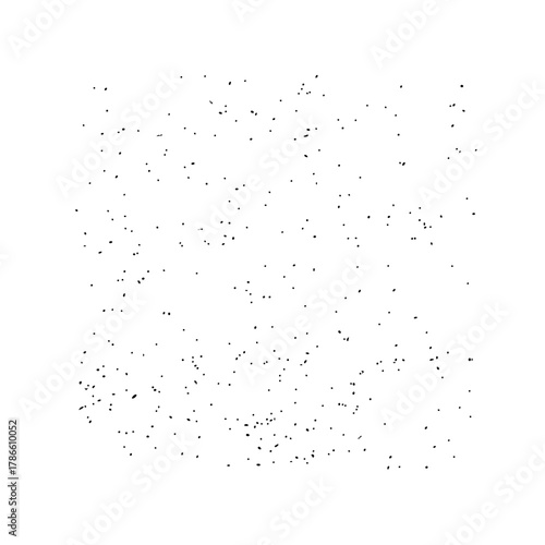 Abstract Dots Scatter on a White Space Creating Visual Texture