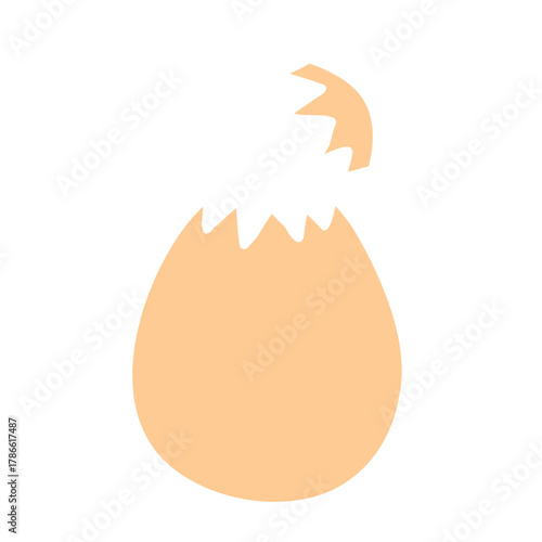 Crack egg vector