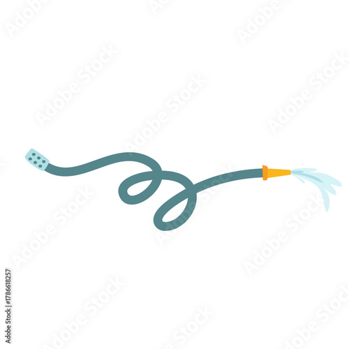 Water hose vector
