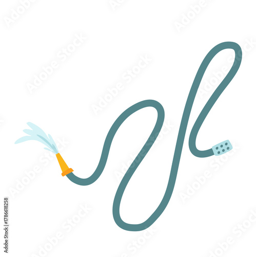 Water hose vector