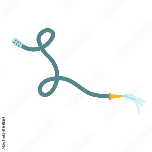 Water hose vector