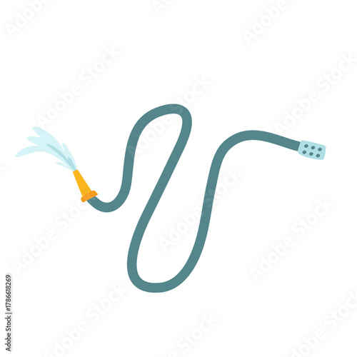 Water hose vector