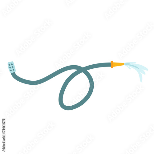 Water hose vector