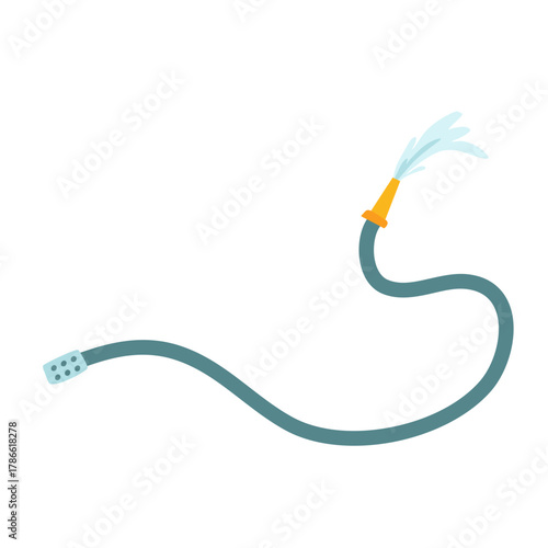 Water hose vector