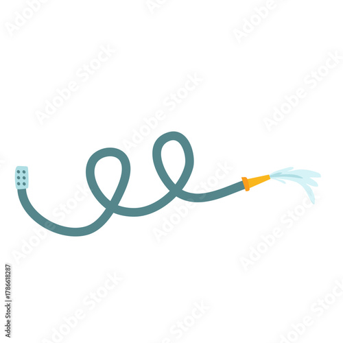Water hose vector