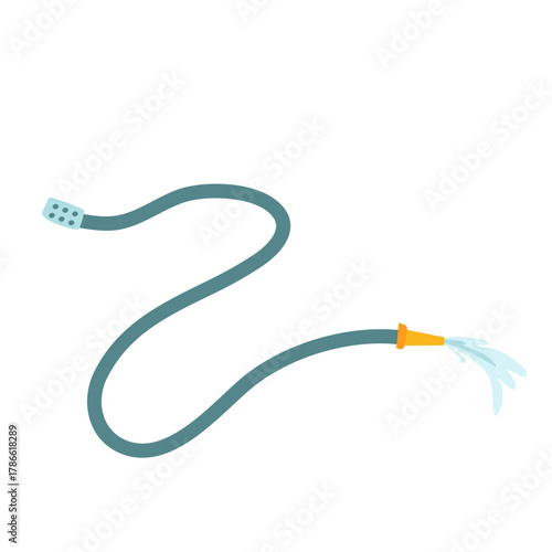 Water hose vector