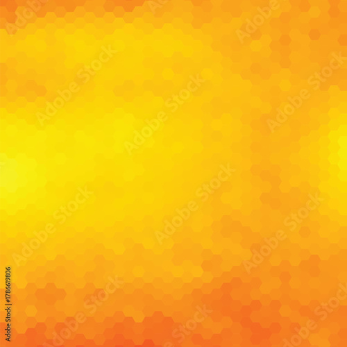 orange abstract vector background. hexagonal illustration. polygonal style. eps 10