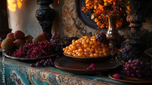 view on the table