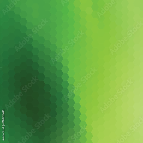 green abstract vector background. hexagonal illustration. geometric design. polygonal style. eps 10