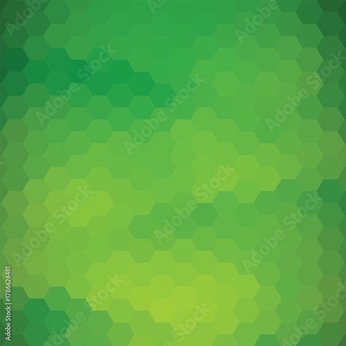 green geometric design hexagonal background. vector illustration. eps 10