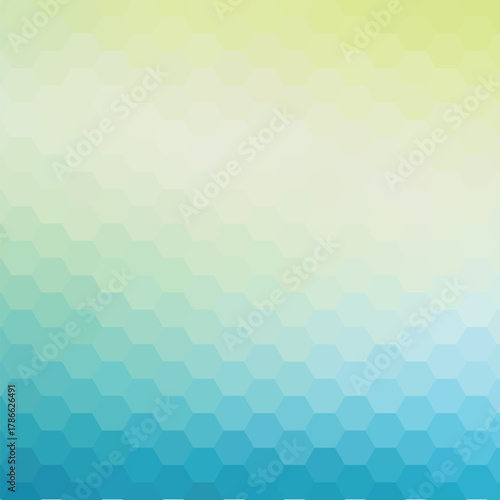 blue hexagon. layout for presentation. hexagonal abstract vector background. layout for advertising