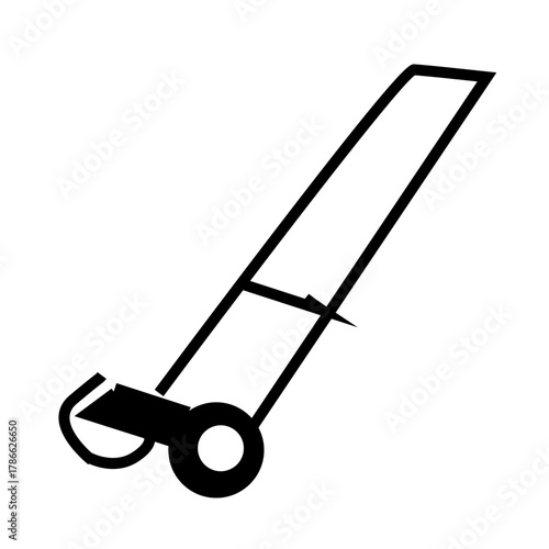 lawn mower machine garden illustration vector