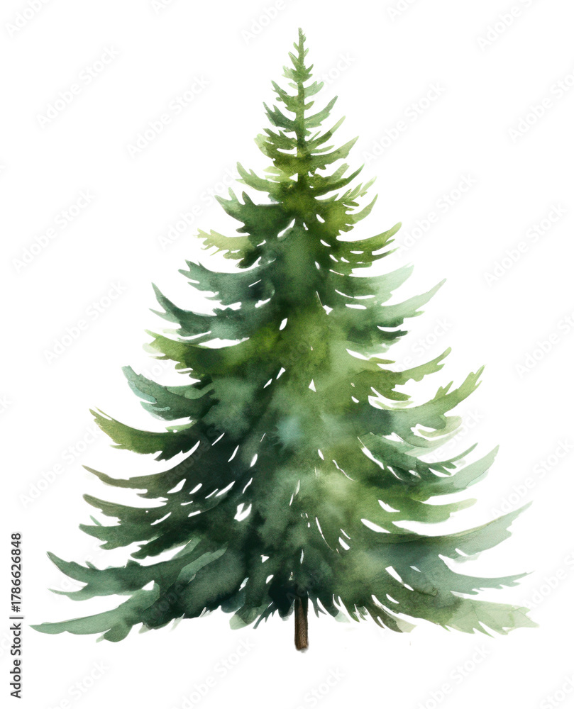 Fototapeta premium PNG A christmas tree plant pine fir.