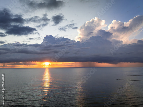 Calm Baltic Sea and the sun...