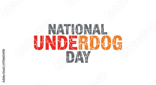 National Underdog Day Celebration Design for Success and Inspiration