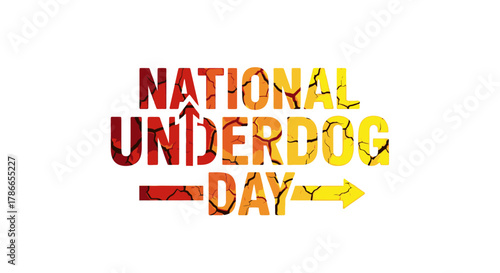 Celebrate National Underdog Day With Textured Vector Illustration