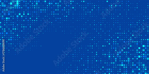 Abstract Dotted Blue Tech Finance Fintech Background Abstract Pixel Design Art
