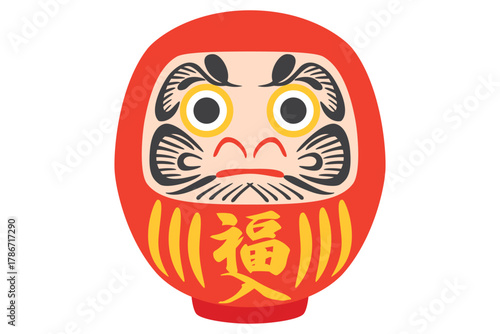 だるま　イラスト素材