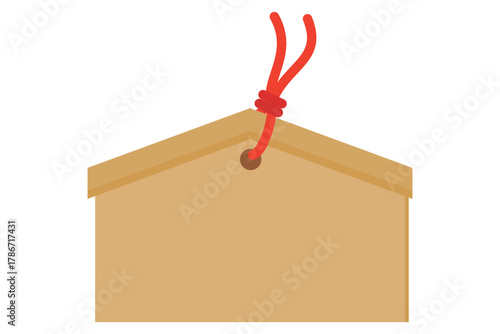 絵馬　イラスト素材