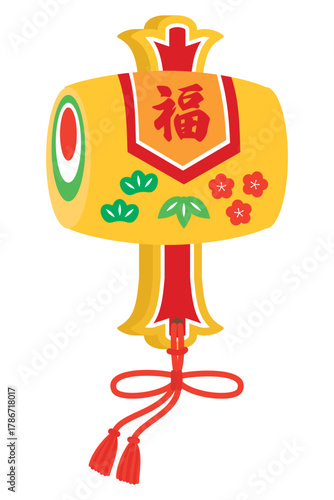 打ち出の小槌　イラスト素材