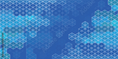 青　テクノロジー　デジタル　模様　背景