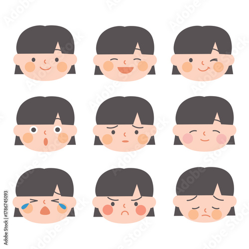 子どもの表情セット