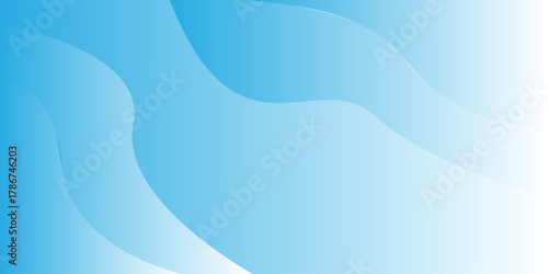 Abstract blue vector background illustration featuring a flowing water curve design with light lines, ideal for a modern web wallpaper or textured art backdrop