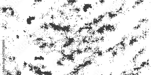 Abstract vintage black ink splash grunge texture frame vector illustration design wallpaper border