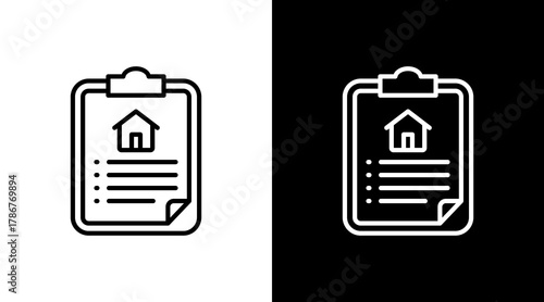 Records  White Icon Set Design