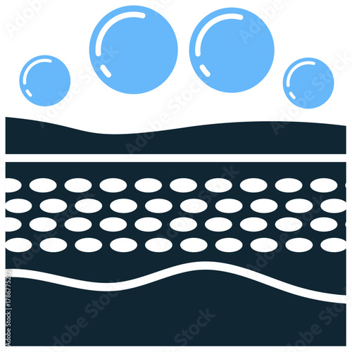 Skin Wash Icon Vector Ideal for hygiene, facial care, bathroom, and soap product advertising, and graphics related to cleansing and freshness.