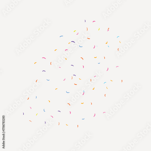 Party confetti background vector