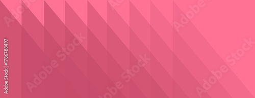 Geometric pink background with layered triangular patterns. The pink background has a smooth texture and a modern, abstract style. Pink digital background vector. Geometric pattern background vector.