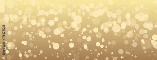 Fotografie A bokeh background with a soft gradient from light gold to dark gold