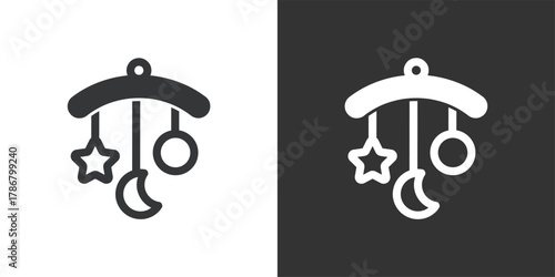 Baby Toy icon. Solid glyph series icon