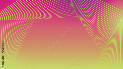 Abstract pink yellow gradient desktop wallpaper vector. Gradient pink yellow Digital technology background. Digital Abstract pink yellow gradient dark desktop wallpaper background vector